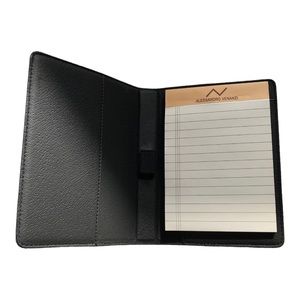 Alessandro Venzanzi Black Leather Notebook